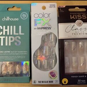 Press-On Nail Kit - Pink Accent